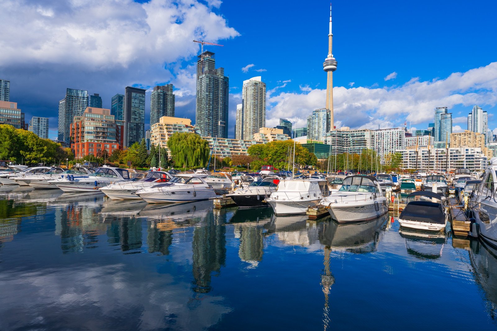 Toronto, Ontario, Canada Downtown City Skyline